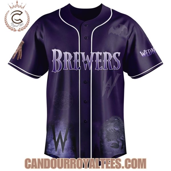 Milwaukee Brewers x Wednesday Season 2 Jersey