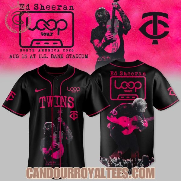 Minnesota Twins x Ed Sheeran LOOP Tour 2026 North America Jersey