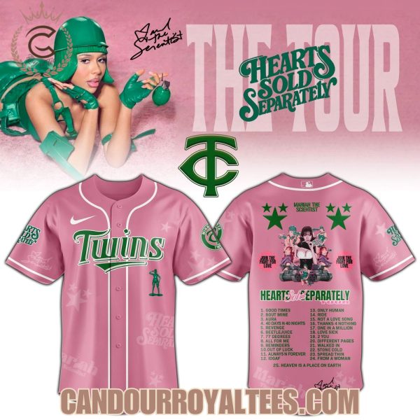Minnesota Twins x Mariah the Scientist Hearts Sold Separately Tour Jersey