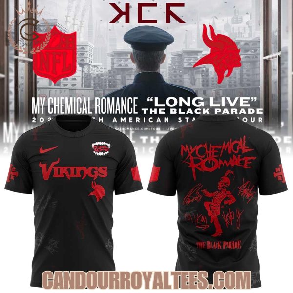 Minnesota Vikings My Chemical Romance Tour 2025 Combo Signature Shirt