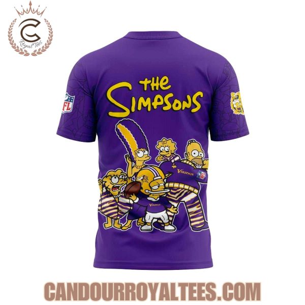 Minnesota Vikings x The Simpsons Family Hoodie