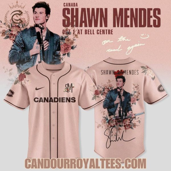 Montreal Canadiens x Shawn Mendes On The Road Again Tour Baseball Jersey