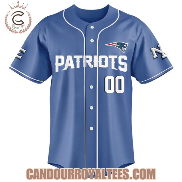 New England Patriots 2025 Baseball Jersey