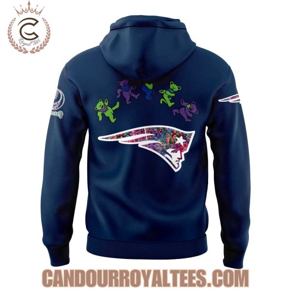 New England Patriots Grateful Dead Night 2025 Hoodie