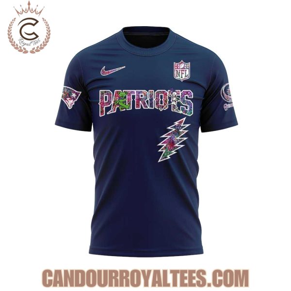 New England Patriots Grateful Dead Night 2025 Hoodie