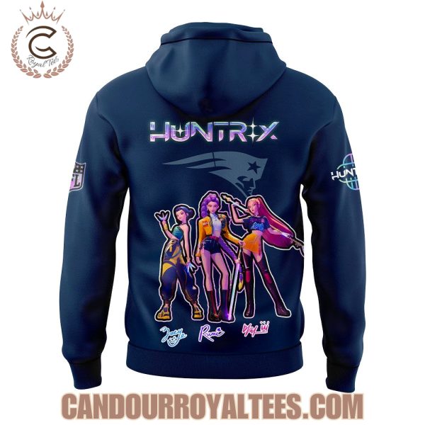 New England Patriots x K-pop Demon Hunters Hoodie