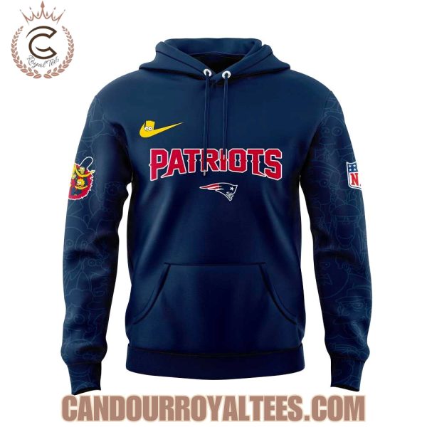 New England Patriots x The Simpsons Family Hoodie