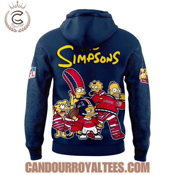 New England Patriots x The Simpsons Family Hoodie