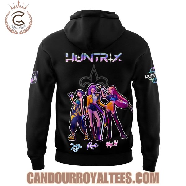 New Orleans Saints x K-pop Demon Hunters Hoodie