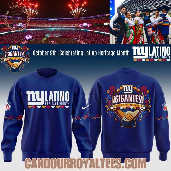 New York Giants 2025 Latino Heritage Tshirt, Hoodie
