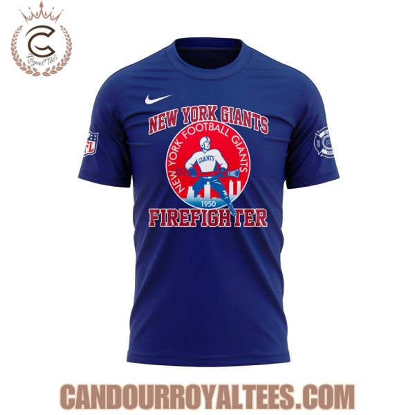 New York Giants Firefighter Appreciation 2025 Hoodie