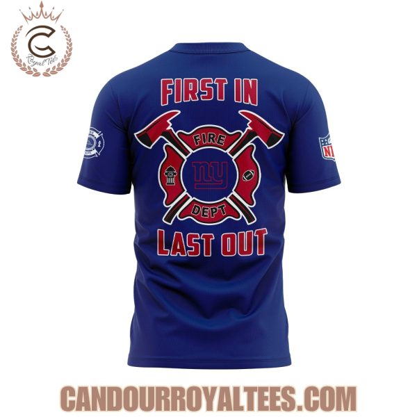 New York Giants Firefighter Appreciation 2025 Hoodie