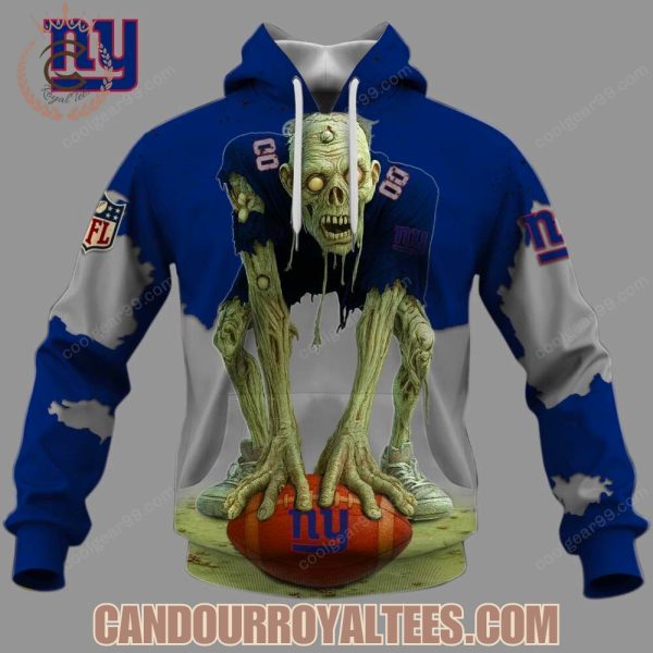 New York Giants Zombie Halloween Design Hoodie