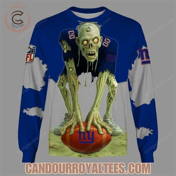 New York Giants Zombie Halloween Design Hoodie