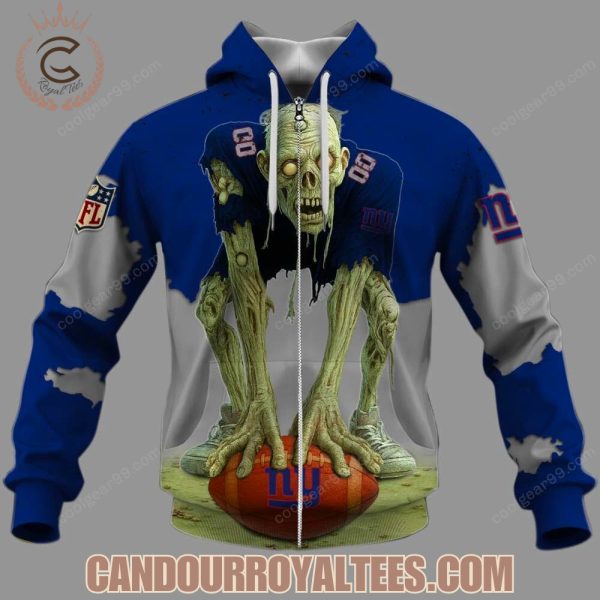 New York Giants Zombie Halloween Design Hoodie