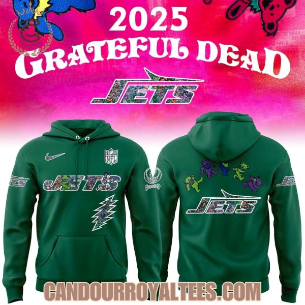 New York Jets Grateful Dead Night 2025 Hoodie