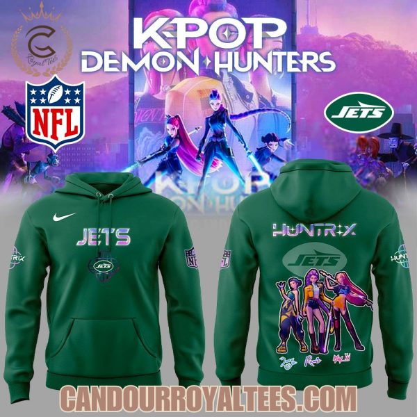 New York Jets x K-pop Demon Hunters Hoodie