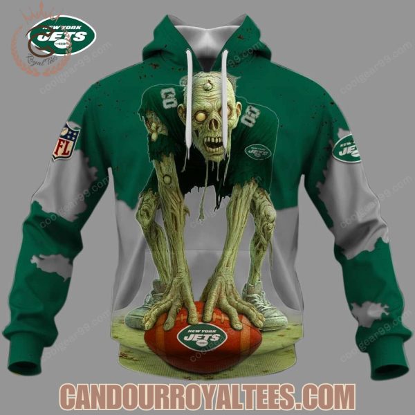 New York Jets Zombie Halloween Design Hoodie