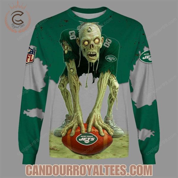 New York Jets Zombie Halloween Design Hoodie