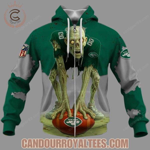 New York Jets Zombie Halloween Design Hoodie