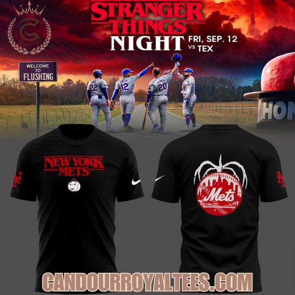 New York Mets x Stranger Things Night 25 T-Shirt, Hoodie