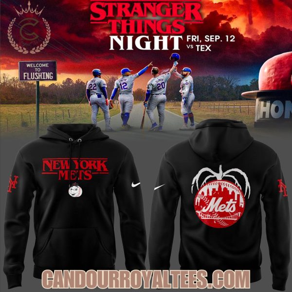New York Mets x Stranger Things Night 25 T-Shirt, Hoodie