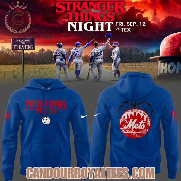New York Mets x tranger Things Night 25 Tshirt, Hoodie