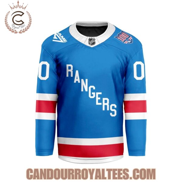 New York Rangers Personalized 2025/26 Centennial Design Jersey