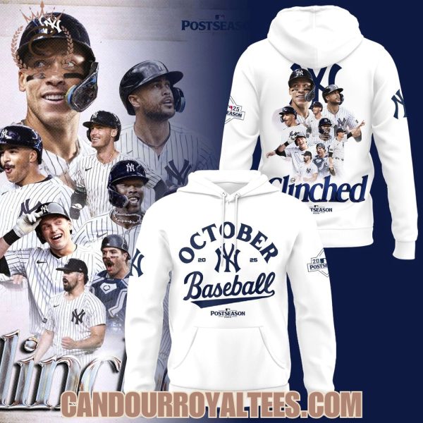 New York Yankees October 2025 Postseason Tshirt, Hoodie