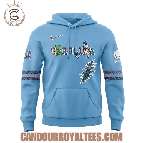 North Carolina Tar Heels Grateful Dead Night 2025 Hoodie