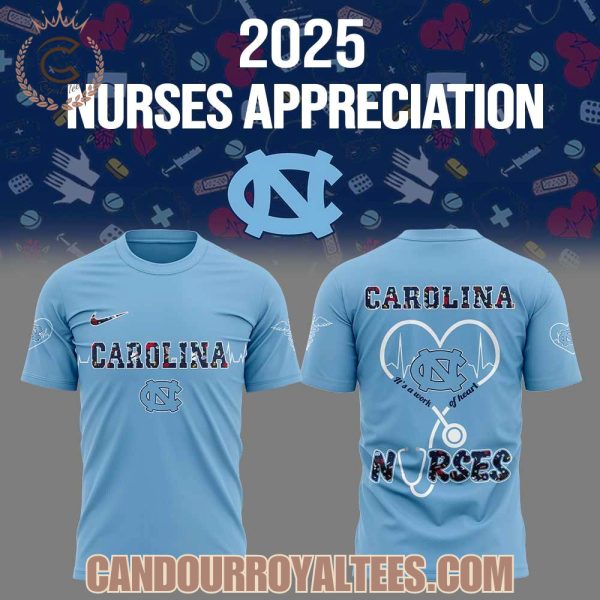 North Carolina Tar Heels x Nurses Appreciation 2025 Hoodie