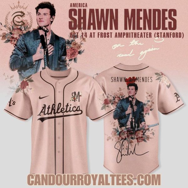 Oakland Athletics x Shawn Mendes On The Road Again Tour Baseball Jersey