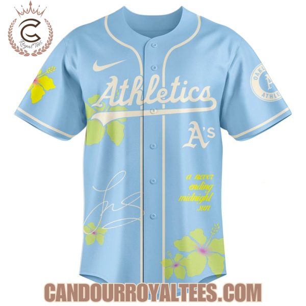 Oakland Athletics x Zara Larsson Midnight Sun Tour 2025 Jersey