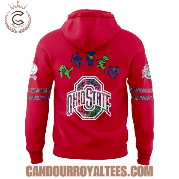 Ohio State Buckeyes Grateful Dead Night 2025 Hoodie