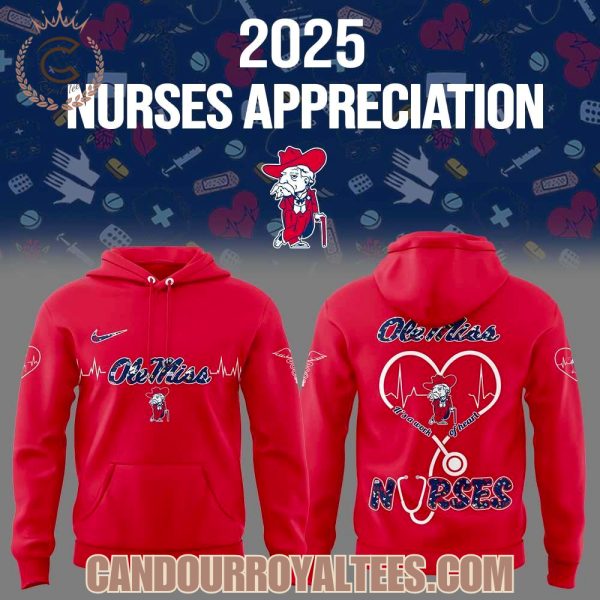 Ole Miss Rebels x Nurses Appreciation 2025 Hoodie