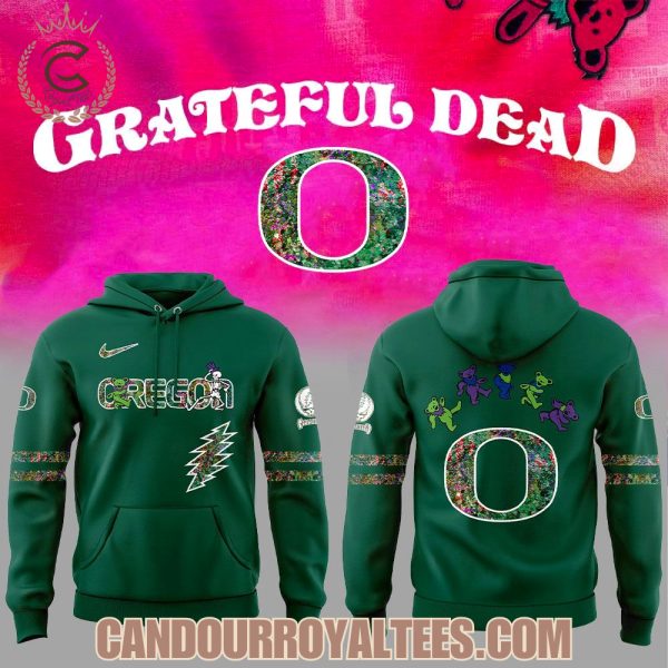 Oregon Ducks Grateful Dead Night 2025 Hoodie