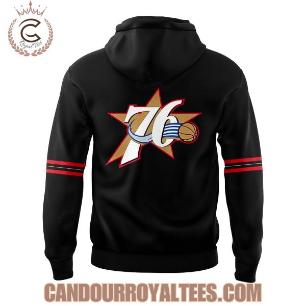 Philadelphia 76ers Back in Black 2025 Hoodie