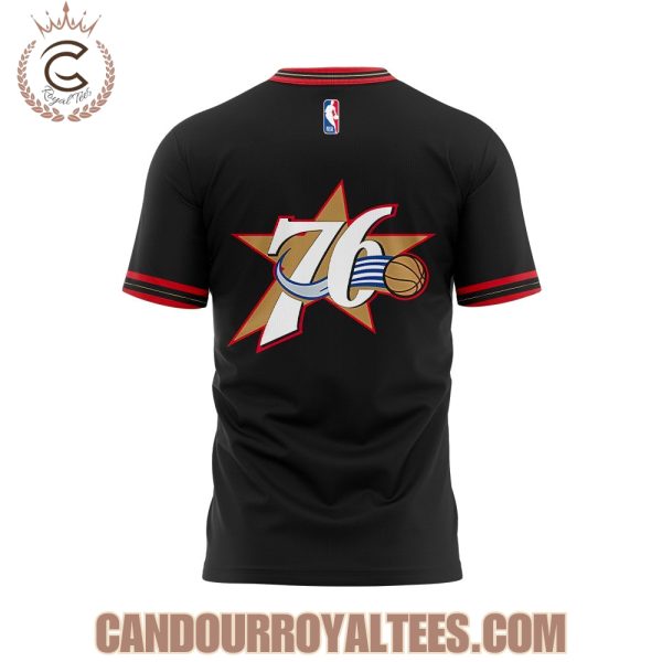 Philadelphia 76ers Back in Black 2025 Hoodie