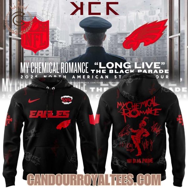 Philadelphia Eagles My Chemical Romance Tour 2025 Combo Signature Shirt