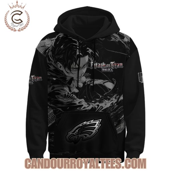 Philadelphia Eagles x Attack On TiTan Hoodie 2025