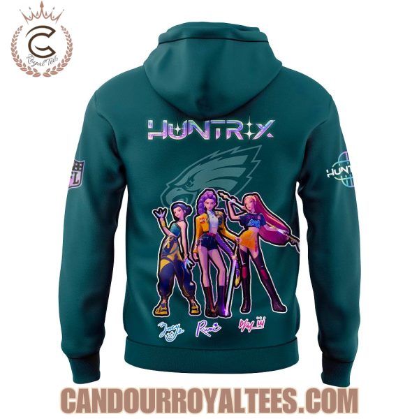 Philadelphia Eagles x K-pop Demon Hunters Hoodie