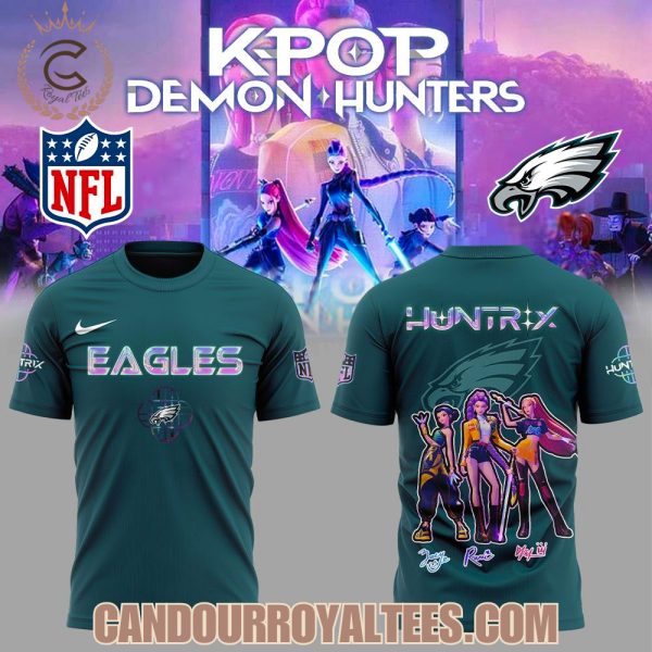 Philadelphia Eagles x K-pop Demon Hunters Hoodie