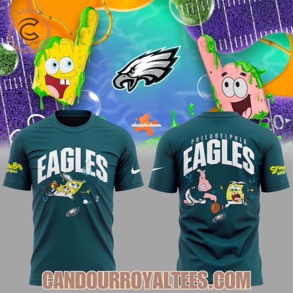 Philadelphia Eagles x SpongeBob T-Shirt, Hoodie