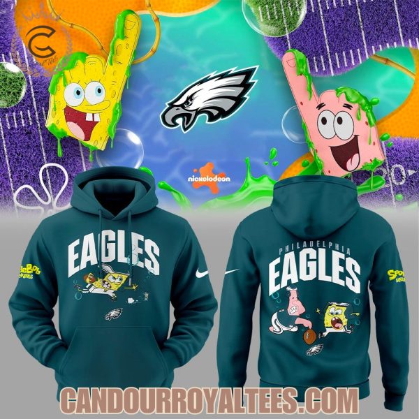 Philadelphia Eagles x SpongeBob T-Shirt, Hoodie