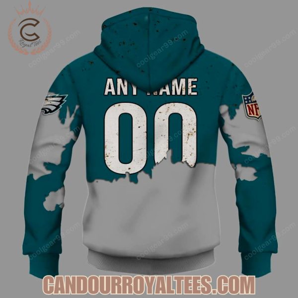 Philadelphia Eagles Zombie Halloween Design Hoodie