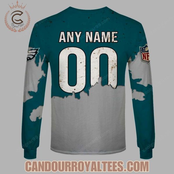 Philadelphia Eagles Zombie Halloween Design Hoodie