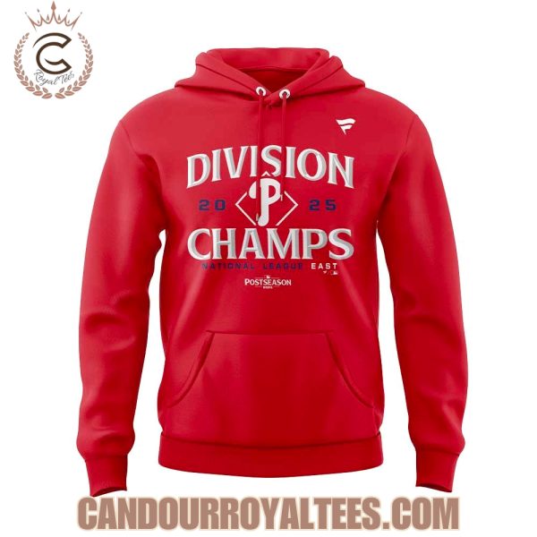 Philadelphia Phillies 2025 National League East Champions Fightin Phils Tshirt, Hoodie