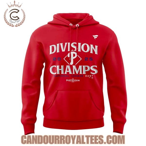 Philadelphia Phillies 2025 National Leaguea East Champions Mascot Hoodie
