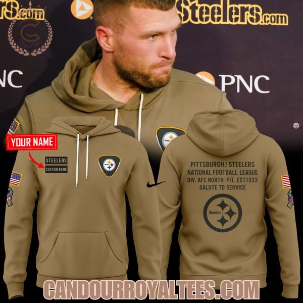 Pittsburgh Steelers Camo 2025 Salute to Service Hoodie