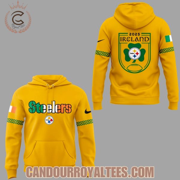 Pittsburgh Steelers Ireland 2025 Dublin Game Hoodie